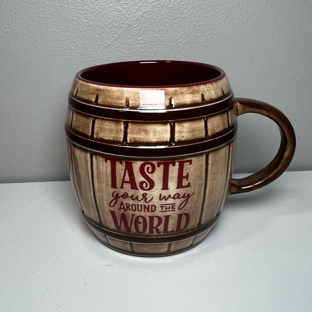 NEW EPCOT 25th Anniversary Food & Wine mug, Walt Disney Park Exclusive